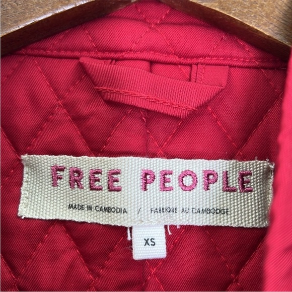 NWT Free People Zoey Floral Printed Snap Closure Quilted Patchwork Jacket XS - Picture 12 of 15